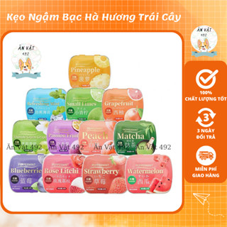 Kẹo Ngậm Bạc Hà Hương Trái Cây Không Đường PEPPERMINT - Ăn Vặt 492