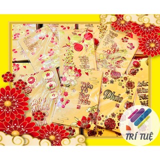 6 Bao lì xì loại 1 cỡ nhỏ, chữ mang ý nghĩa cực tốt, thịnh vượng 2021 - VPP Trí Tuệ