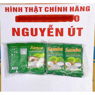 bột cốt dừa sanca lốc 10 gói x 50g