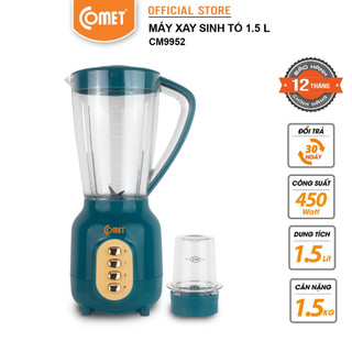 Có hỏa tốc - Máy xay sinh tố cối nhựa kháng vỡ 450W COMET - CM9952