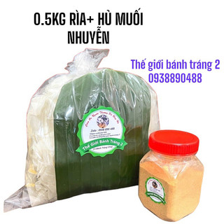 0.5 KG rìa phơi sương +1 hủ muối nhuyễn Tây Ninh 100gr loại ngon nhất