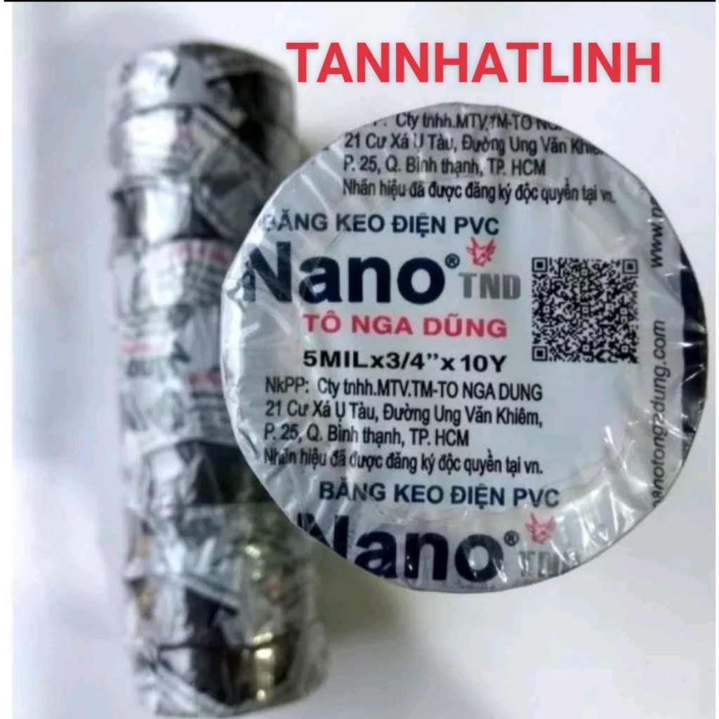 Băng keo điện màu đen 20Yard