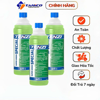 TENZI SUPER GREEN SPECJAL 1 LÍT - Dung Dịch Rửa Xe Không Chạm - Hiểu Quả Cao Trong Việc Loại Bỏ Vết Bẩn Cứng Đầu