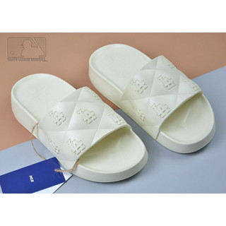 Chính Hãng Dép đúc MLB LA Unisex xăng đan Chunky Bouncer Slide Nam nữ  mới nhất 2023 chữ nổi hot trend
