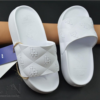 Dép đúc MLB LA xăng đan Chunky Bouncer Slide Nữ Nam bản giới hạn mới nhất 2023 cao 3cm đi trong nhà