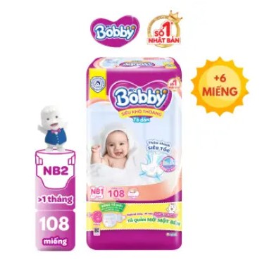 Miếng lót Bobby size Newborn 1 (dưới 5kg)