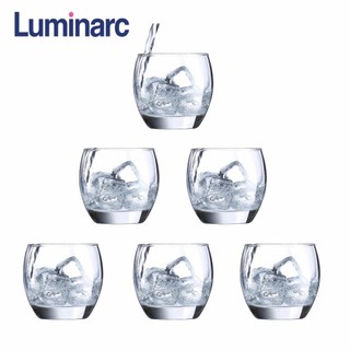[Chính hãng] Bộ cốc (ly) thủy tinh thấp Luminarc Salto 6 chiếc dung tích 320ml G2562, thủy tinh sạch không chứa chì