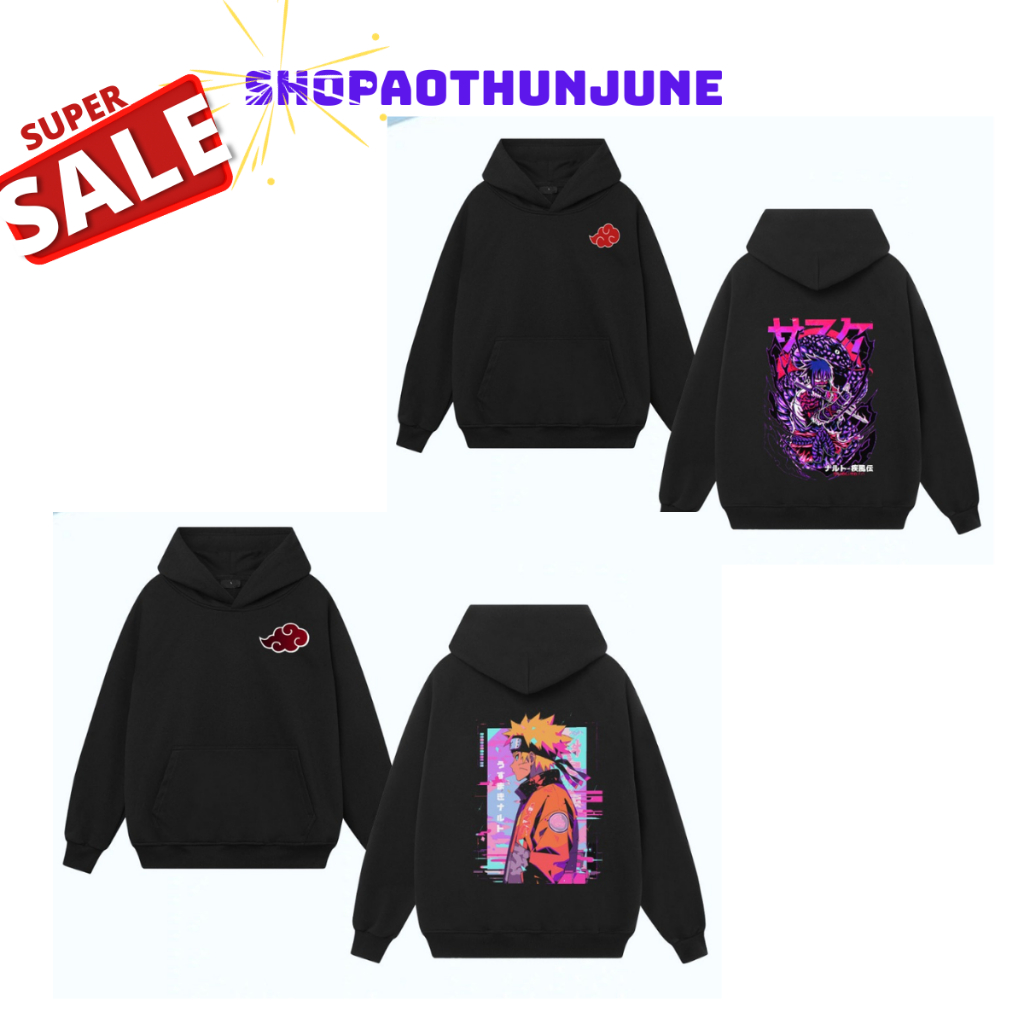 Áo khoác hoodie NARUTO,SONGOKU cực hot in hình sắc nét giá rẻ