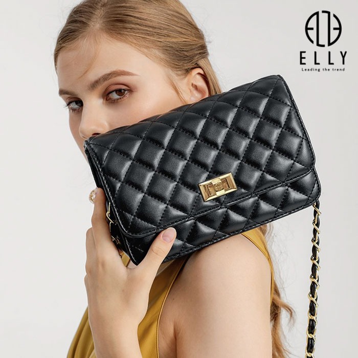 Túi xách nữ thời trang cao cấp ELLY – EL95 (Hai màu Nude Xanh)