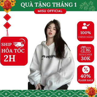 Áo hoodie nỉ bông chính hãng, áo nỉ nam nữ form unisex chất nỉ bông lovena