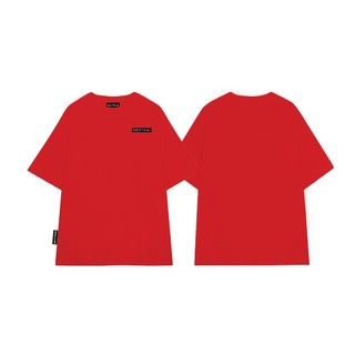 ÁO THUN UNISEX FORM ÂU RAGE OF THE SEA (ROTS STUDIO) "BASIC LOGO SS1 MÀU ĐỎ"
