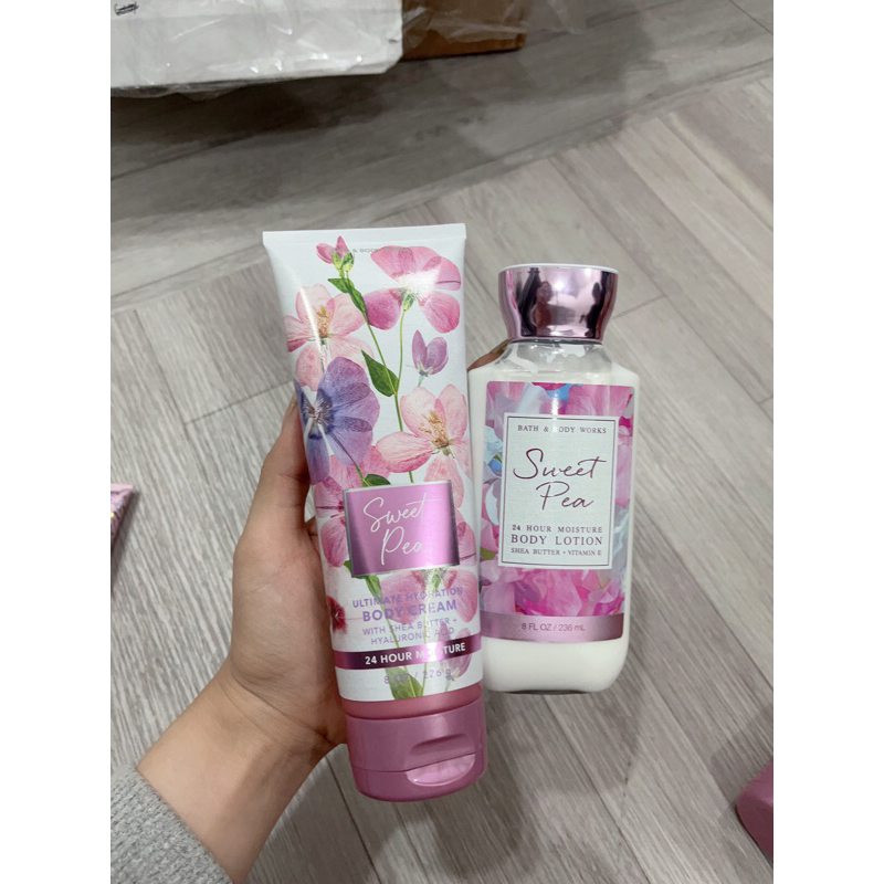 Sweet pea - Lotion Dưỡng thể Bath &amp;  Body Works - kem dưỡng ẩm - sữa dưỡng thể