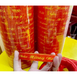 Băng keo chúc mừng năm mới 12mm
