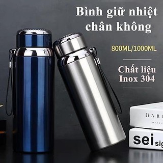 Bình giữ nhiệt inox 316 1000 ml giữ nóng, lạnh trên 15h, bình nhiệt inox 316 cao cấp