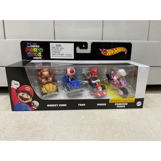 Xe mô hình đồ chơi hotwheels 1:64 - mario kart - pack 4