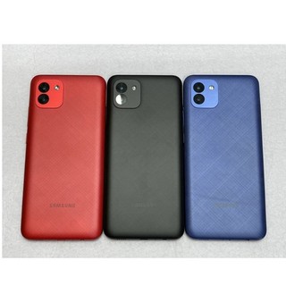 Vỏ Bộ smasung A03,kèm kính camera,khay sim