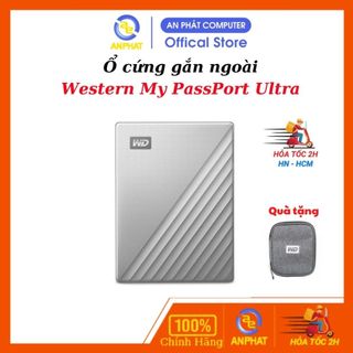 Ổ cứng di động hdd wd my passport ultra 1tb / 2tb / 4tb usb type c