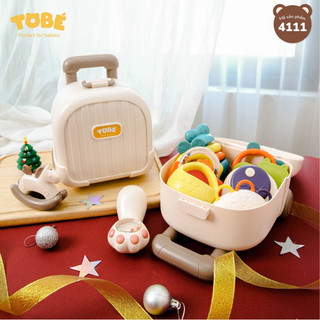 Bộ Xúc Xăc VALI CHUNKY TOBÉ 10 Chi Tiết Cho Bé Quà Tặng An Toàn Đồ Chơi Chịu Nhiệt Không BPA Tiệt Trung UV Hơi Nước