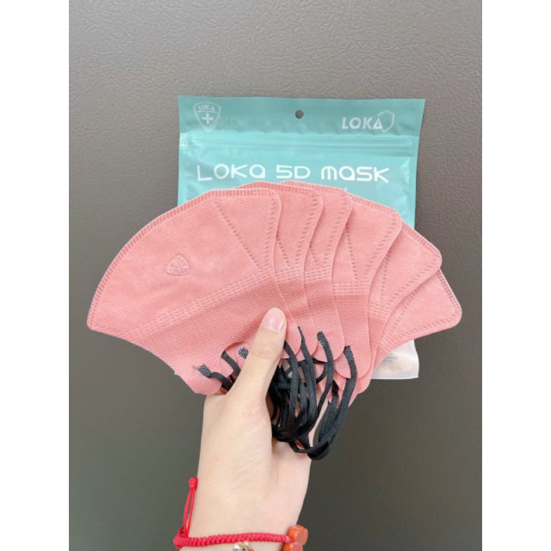 Sỉ 10 hộp gồm 100 cái khẩu trang 5D loka hàng chính hãng