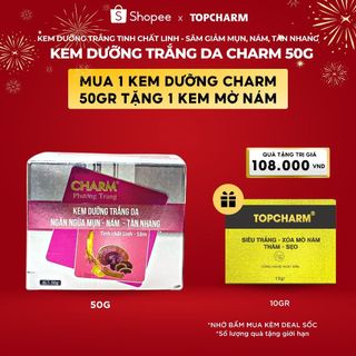 Kem dưỡng da nám tàn nhang, đồi mồi CHARM 50gr - Giảm mụn, mờ nám sạm, trẻ hoá căng bóng da