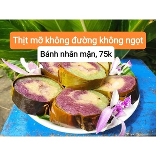 Bánh tet nhân đỗ xanh thịt mỡ vị mặn không đường