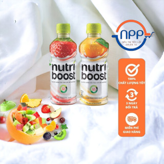  Sữa trái cây Nutriboost Dâu-Cam chai 297ml 