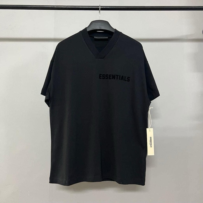 [CHÍNH HÃNH] ÁO THUN CỔ V ESSENTIALS HOT TREND 2024