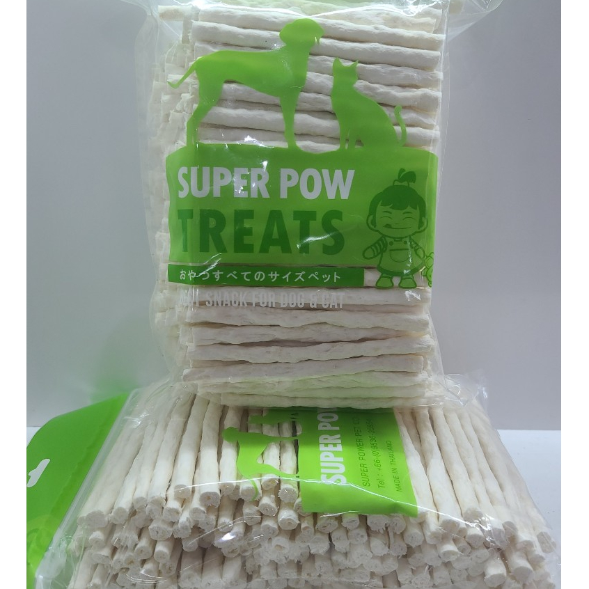 🇹🇭 Snack Xương Gặm Cho Chó Que Sữa Dê Super Pow Treats 200g - 1kg