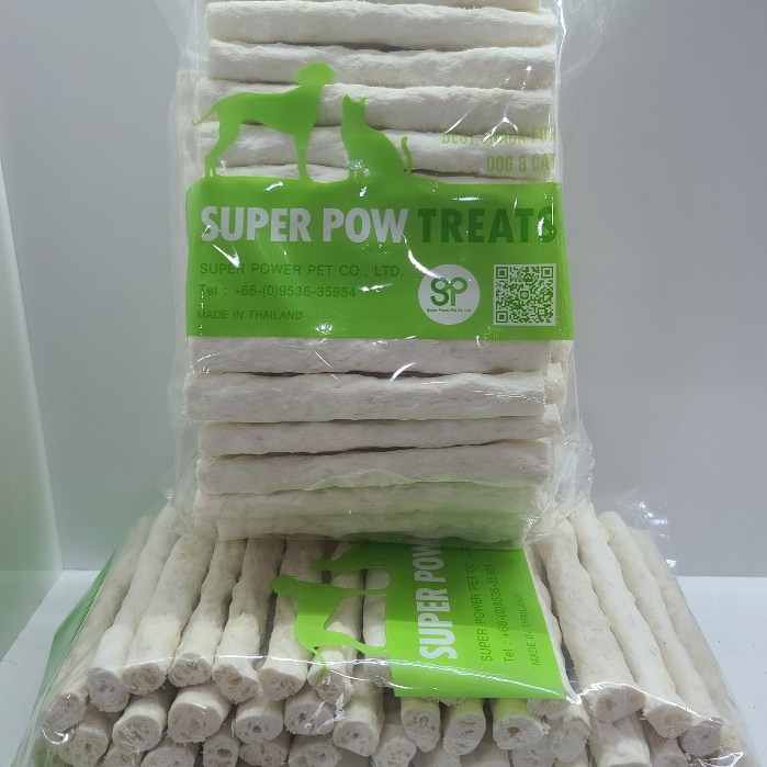 🇹🇭 Snack Xương Gặm Cho Chó Que Sữa Dê Super Pow Treats 200g - 1kg