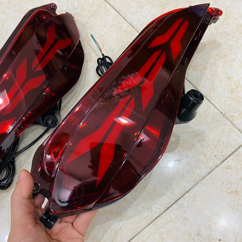 Đèn led gầm sau cho xe Vios 2019 2020 2021 2022 2023 mẫu xương cá cực chất