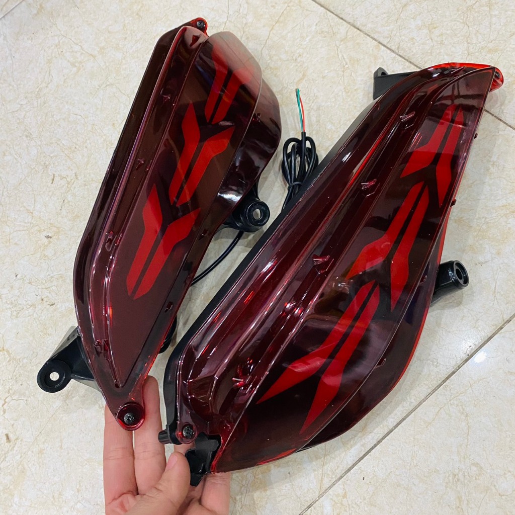 Đèn led gầm sau cho xe Vios 2019 2020 2021 2022 2023 mẫu xương cá cực chất