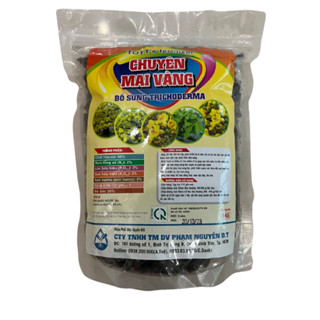 Phân Bón Mai bổ sung tricoderma chuyên dùng cho cây mai gói 1kg, NÔNG TRẠI XANH