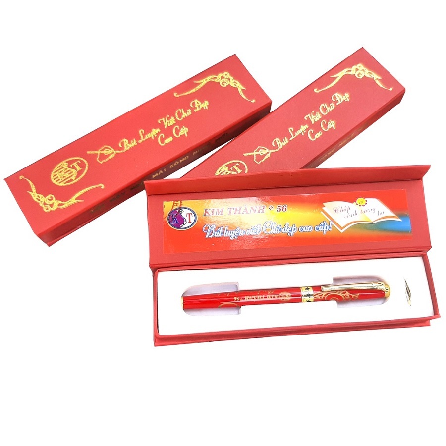 Bút máy Kim Thành 56 - Bút mực ngòi mài luyện chữ đẹp KT56 cho học sinh tiểu học