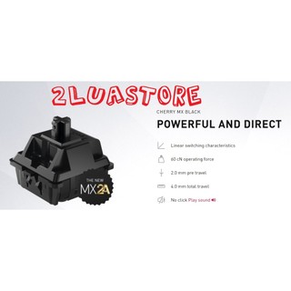 Công tắc bàn phím cơ Switch Cherry Black MX2A 5 pin | Switch Cherry Black MX2A 3 pin | Cherry Brown Hyperglide 5 pin