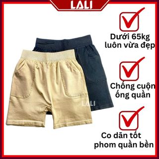 Quần biker legging đùi không đường may có túi, Quần bảo hộ có túi màu đen màu da LALI