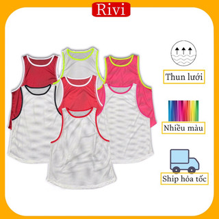 Áo tank phối viền thể thao nữ, lưới thoáng mát tập gym, yoga, chạy bộ, đạp xe thấm hút mồ hôi, thoải mái