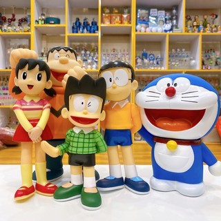 Set mèo Doremon, Nobita, mô hình Mabu, Dragon Ball