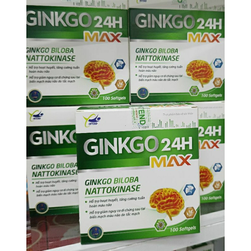 GINKGO 24H MAX- Hoạt huyết dưỡng não