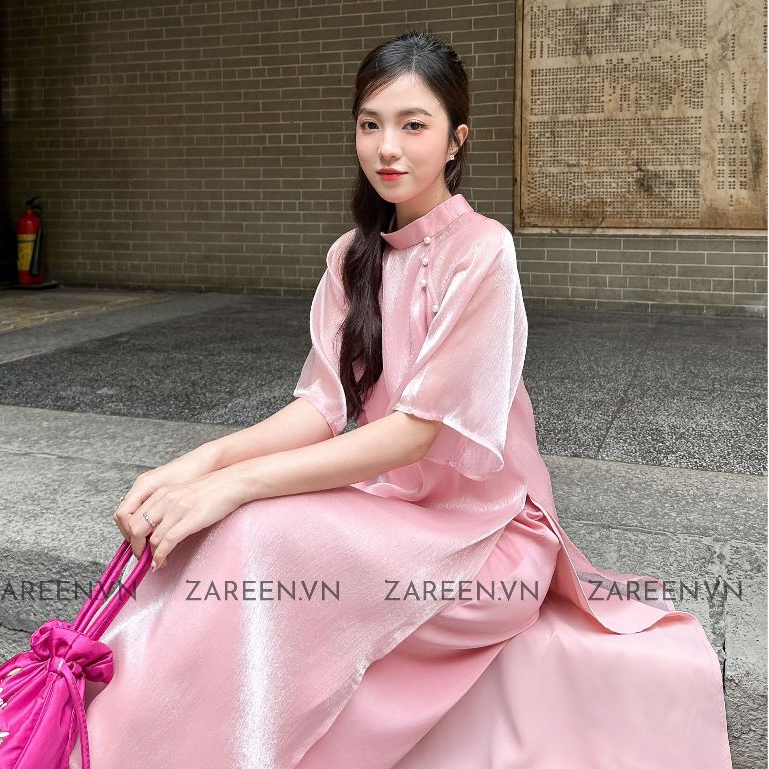 ZAREEN | ÁO DÀI TẾT AN NHIÊN ZAREEN - HỒNG