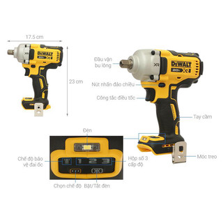 DEWALT máy bu lông DCF892