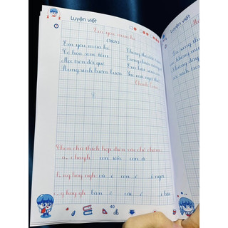 Vở hạ cỡ chữ tròn li