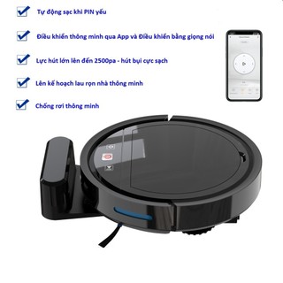 Robot hút bụi lau nhà thông minh chính hãng, bản quốc tế smart vacuum clean
