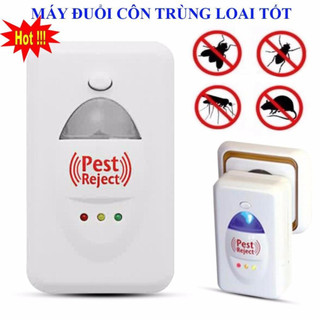 Thiết Bị Đuổi Côn Trùng Pest Reject - Máy Đuổi Chuột Gián Muỗi Ruồi Kiến Mối Thông Minh - Loại Tốt