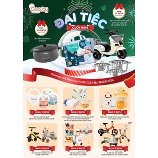 Tã/bỉm quần gooby premium - chuyên gia bỉm đêm, chống trào đến 12h size m/l/xl/xxl cho bé từ 6kg - 16kg