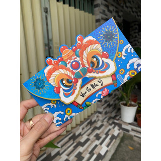 Bao lì xì đầu lân chúc tết