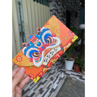 Bao lì xì đầu lân chúc tết