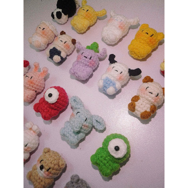 Móc khoá thú mini handmade