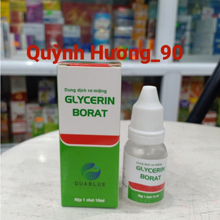 Dung dịch rơ miệng glycerin borat 10ml giúp làm sạch niêm mạc miệng