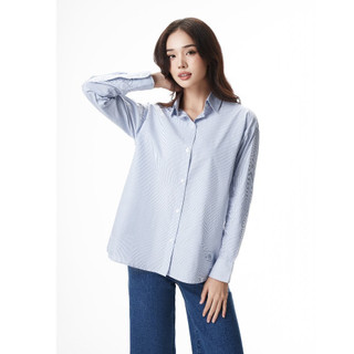 Olv - áo sơ mi calanis striped shirt