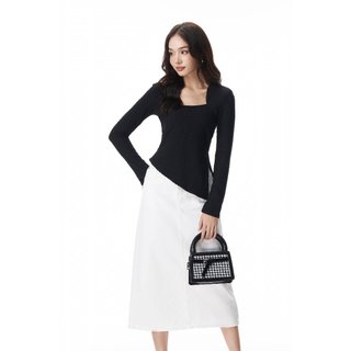 Olv - chân váy wynn denim skirt